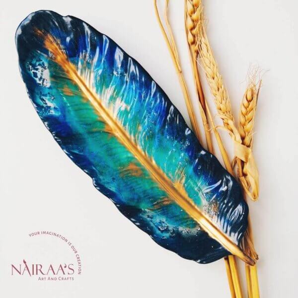 Peacock Feather Dish