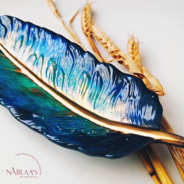 Peacock Feather Dish