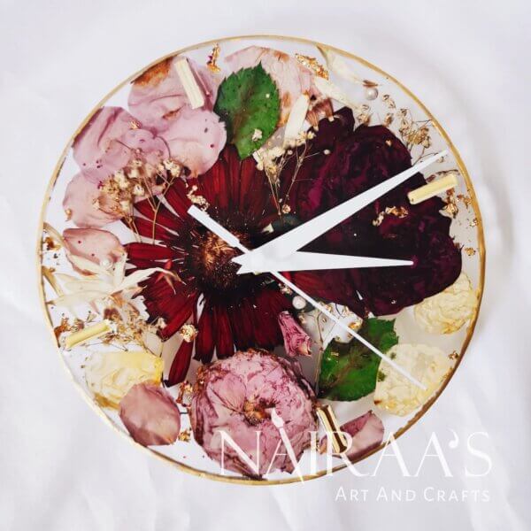 Dense Roses Clock - Image 5