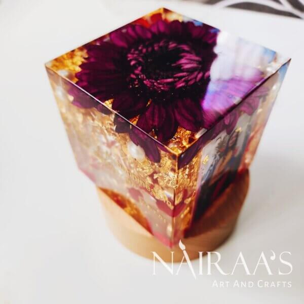 Floral Cube Keepsake - Image 2